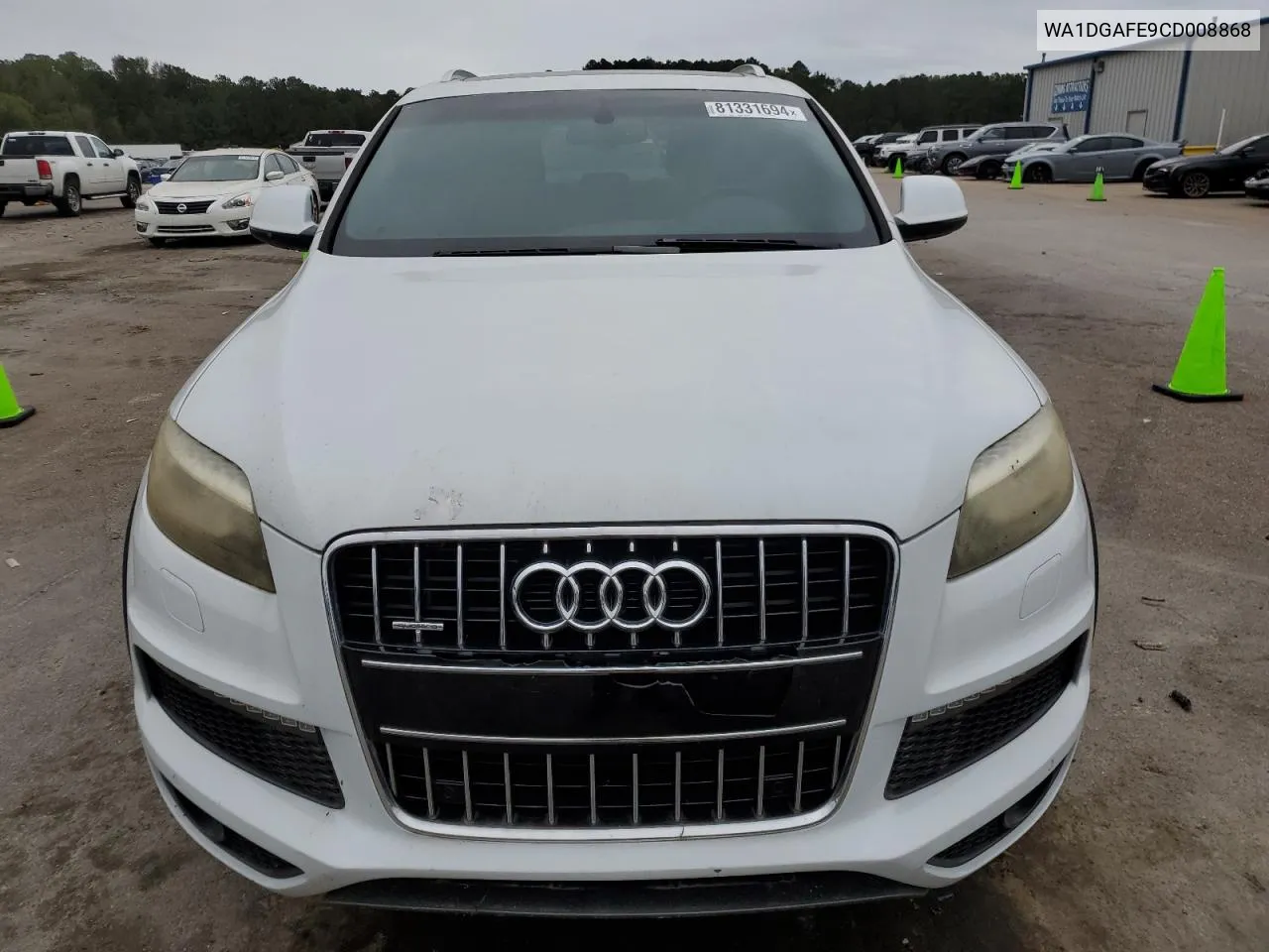 2012 Audi Q7 Prestige VIN: WA1DGAFE9CD008868 Lot: 81331694