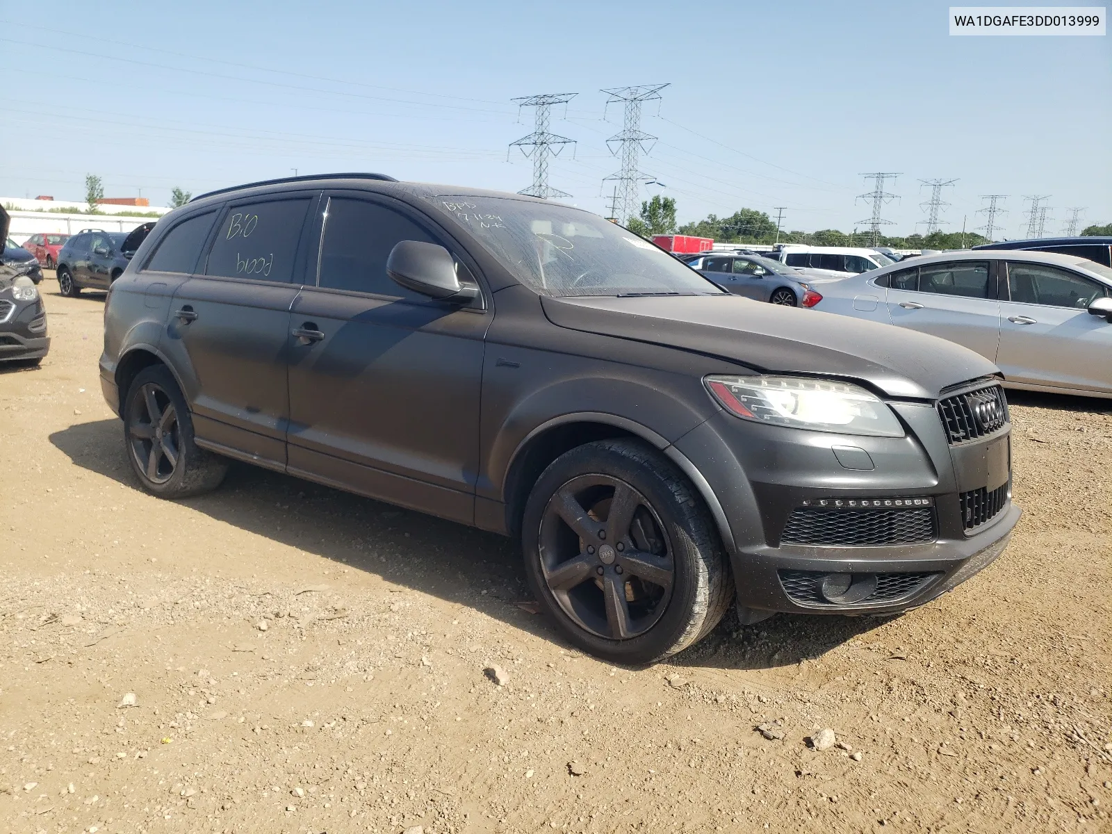 2013 Audi Q7 Prestige VIN: WA1DGAFE3DD013999 Lot: 63300374