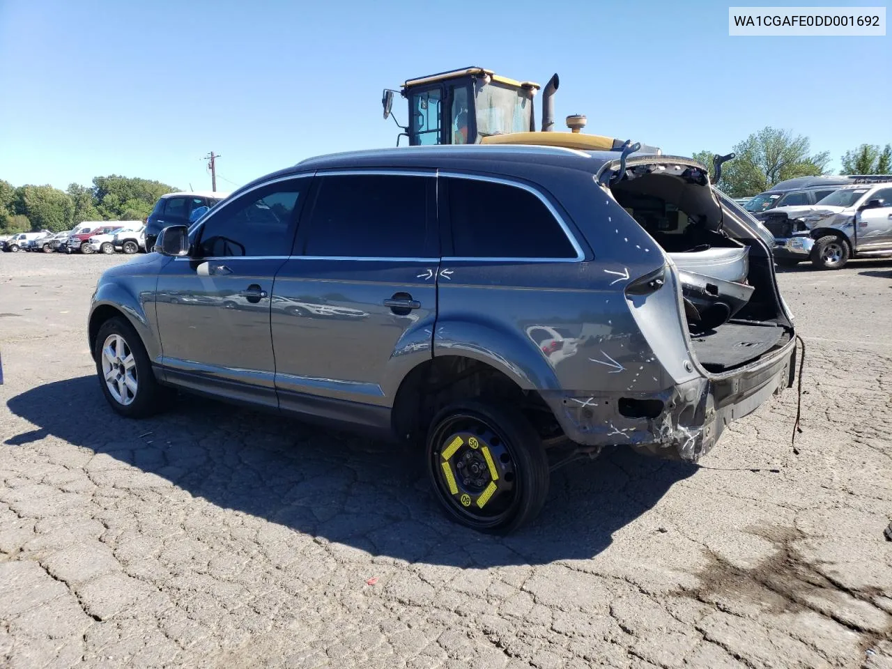 2013 Audi Q7 Premium VIN: WA1CGAFE0DD001692 Lot: 65039284