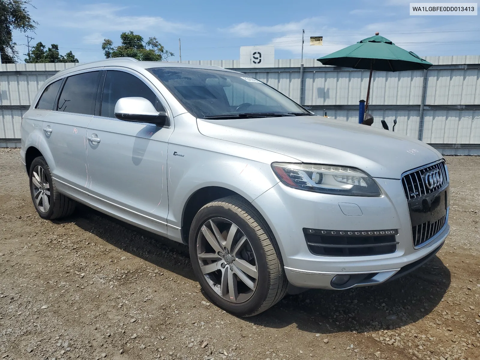 2013 Audi Q7 Premium Plus VIN: WA1LGBFE0DD013413 Lot: 65402964