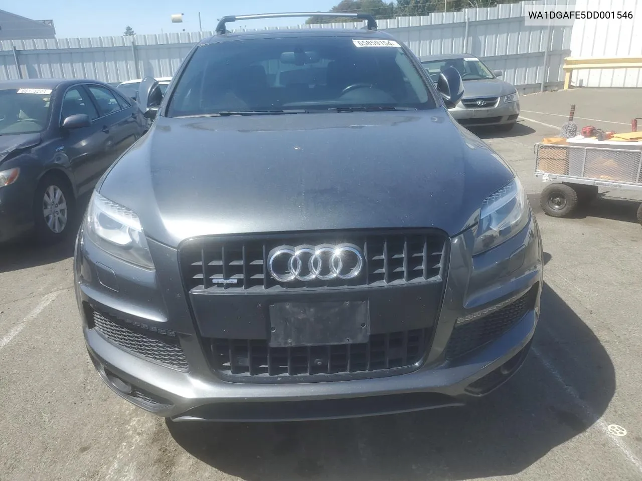 2013 Audi Q7 Prestige VIN: WA1DGAFE5DD001546 Lot: 65859154