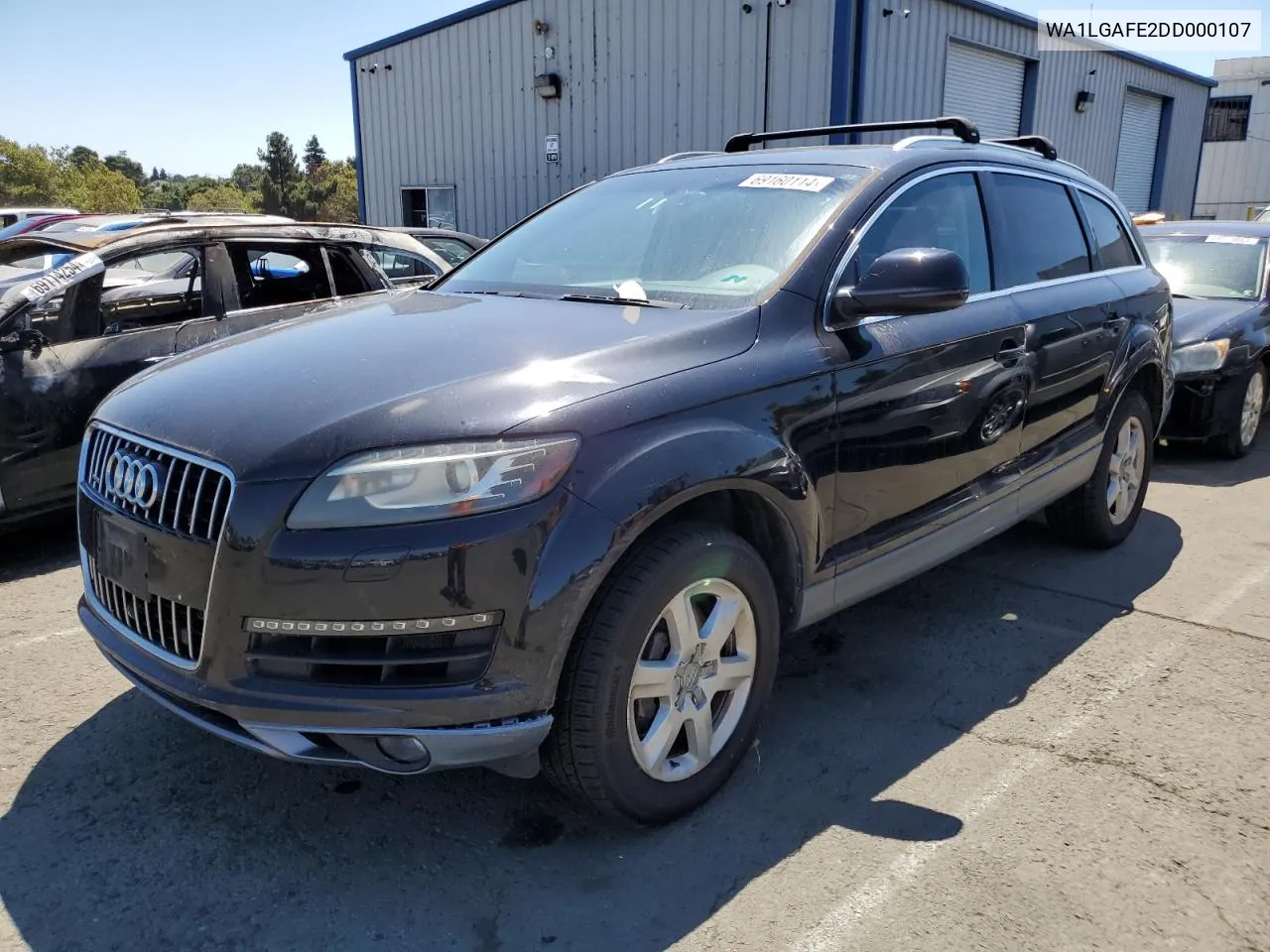 2013 Audi Q7 Premium Plus VIN: WA1LGAFE2DD000107 Lot: 69160114