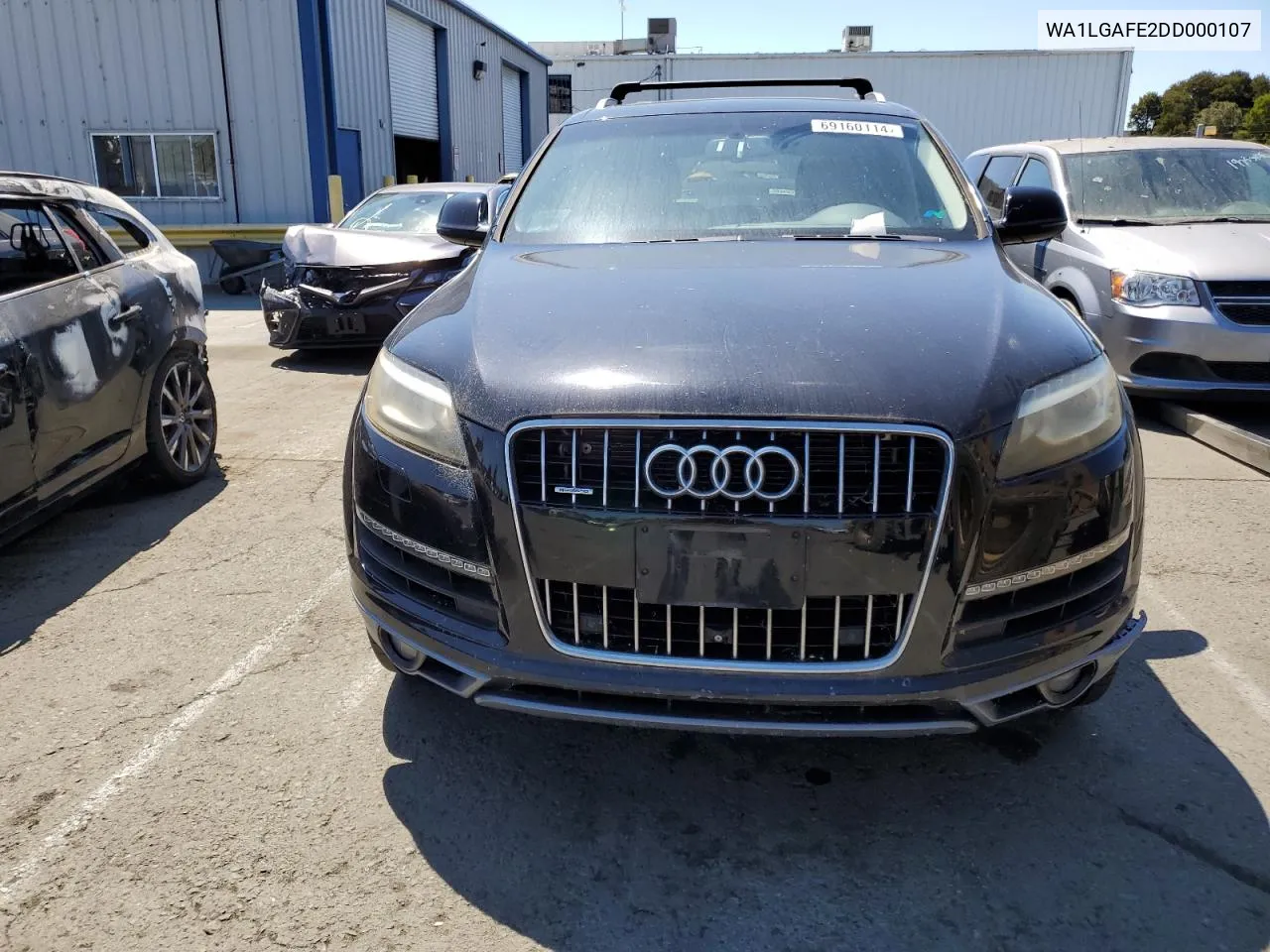 2013 Audi Q7 Premium Plus VIN: WA1LGAFE2DD000107 Lot: 69160114