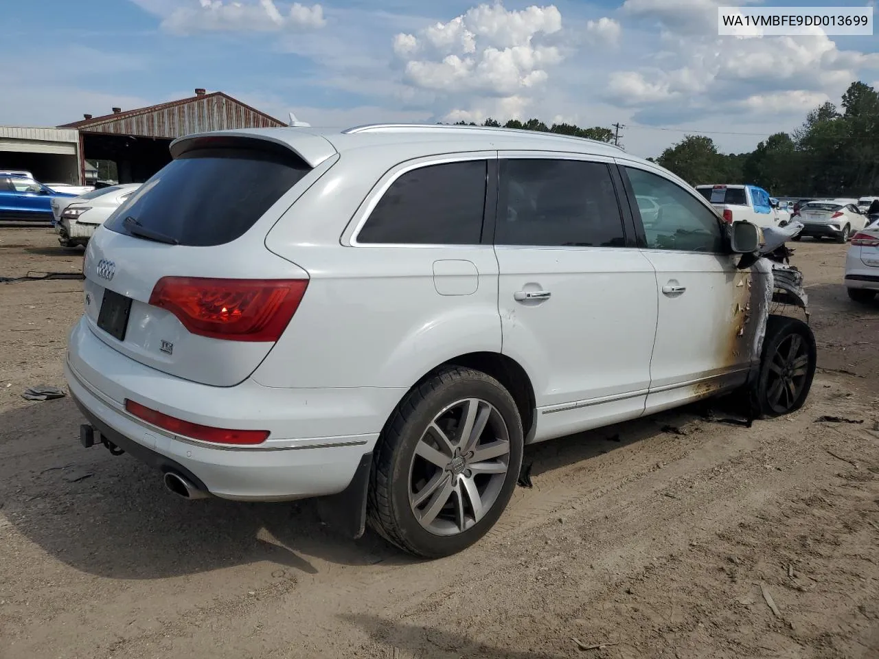 2013 Audi Q7 Prestige VIN: WA1VMBFE9DD013699 Lot: 69283894