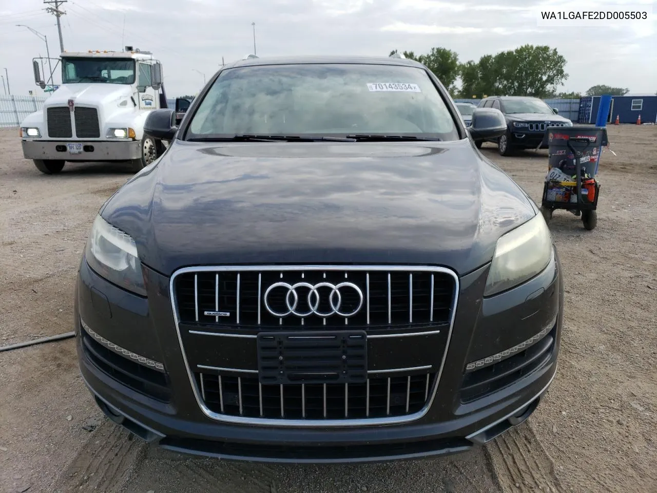 2013 Audi Q7 Premium Plus VIN: WA1LGAFE2DD005503 Lot: 70143534