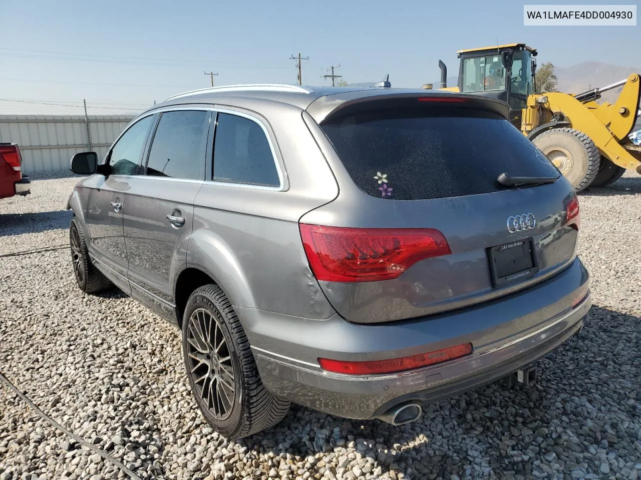 WA1LMAFE4DD004930 2013 Audi Q7 Premium Plus