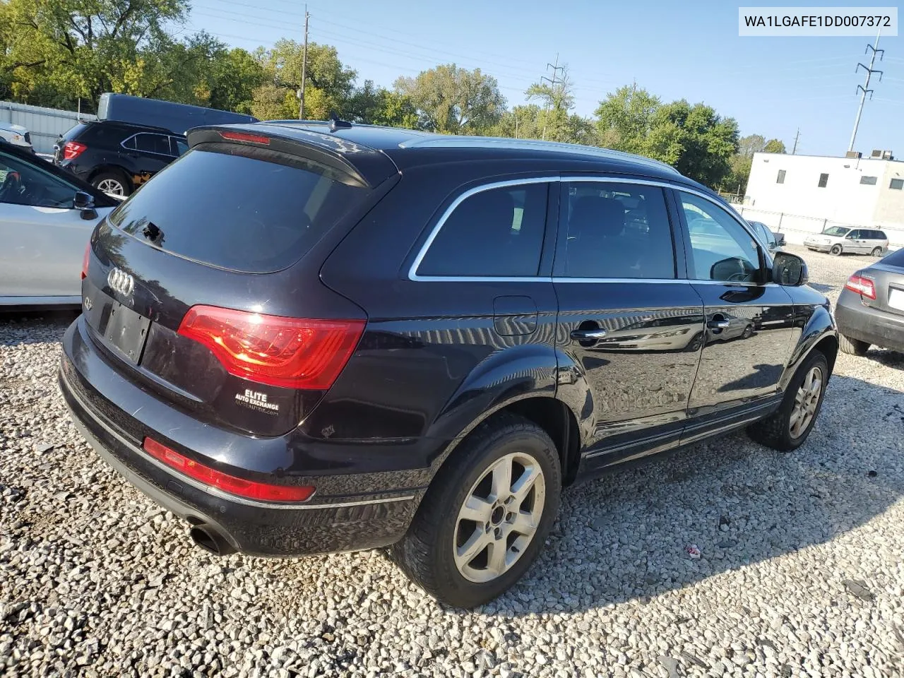 2013 Audi Q7 Premium Plus VIN: WA1LGAFE1DD007372 Lot: 70707734