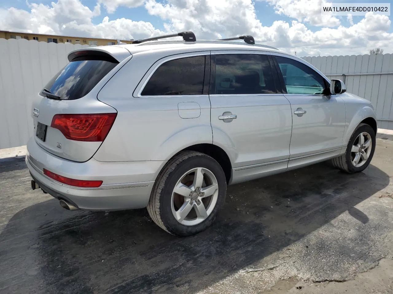 2013 Audi Q7 Premium Plus VIN: WA1LMAFE4DD010422 Lot: 72169734