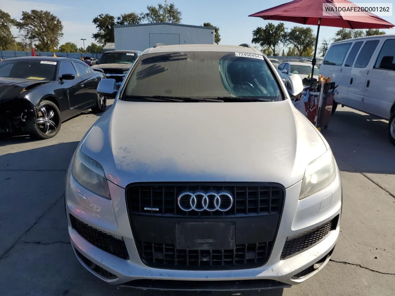 2013 Audi Q7 Prestige VIN: WA1DGAFE2DD001262 Lot: 72450454