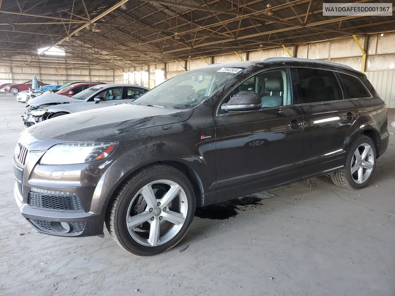 2013 Audi Q7 Prestige VIN: WA1DGAFE5DD001367 Lot: 72643504