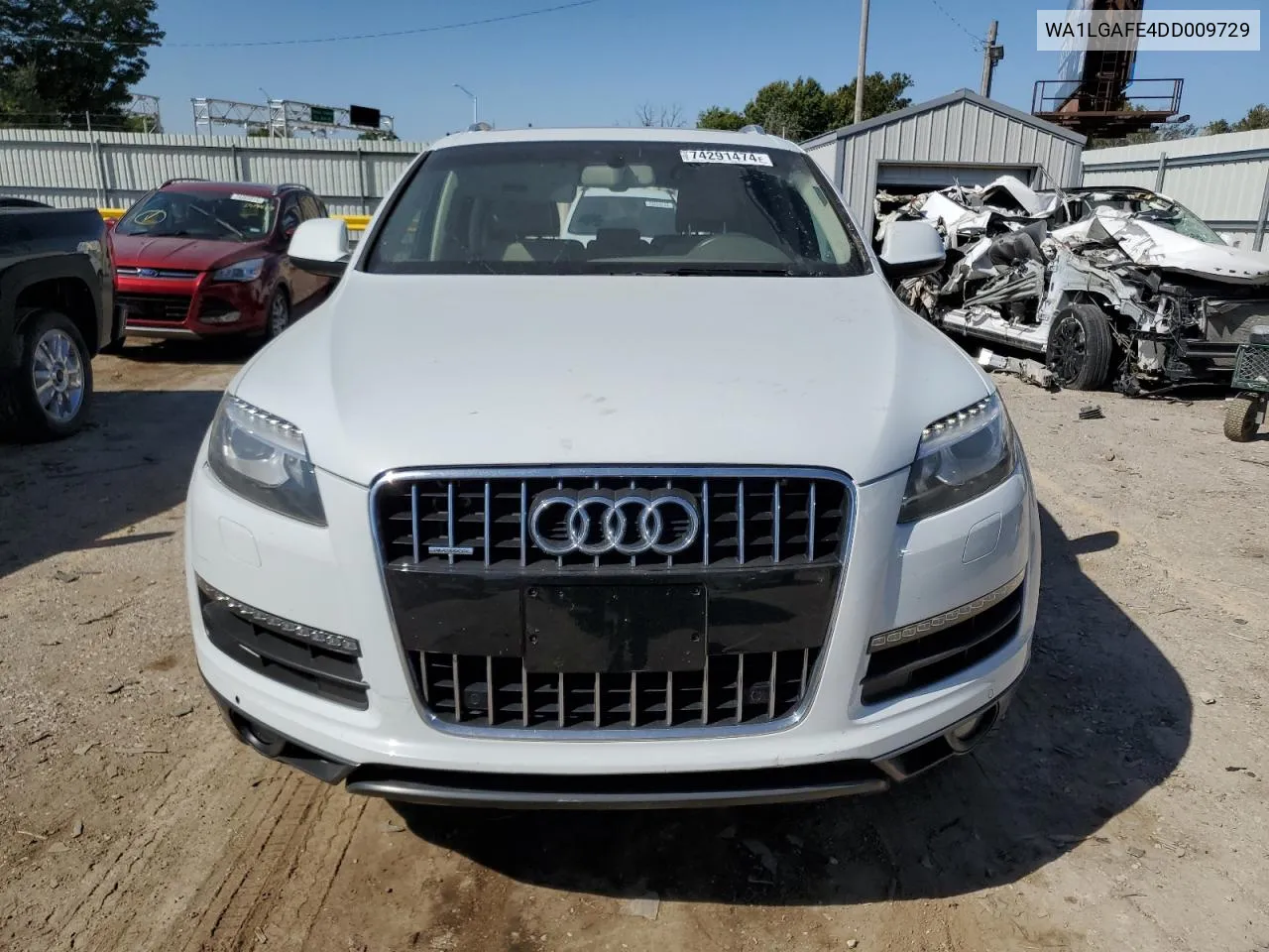 2013 Audi Q7 Premium Plus VIN: WA1LGAFE4DD009729 Lot: 74291474