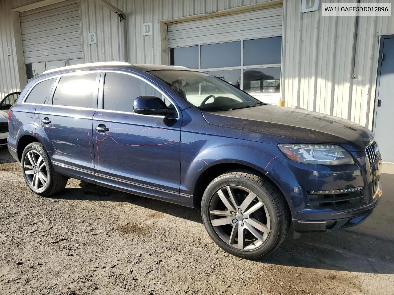 2013 Audi Q7 Premium Plus VIN: WA1LGAFE5DD012896 Lot: 74752724