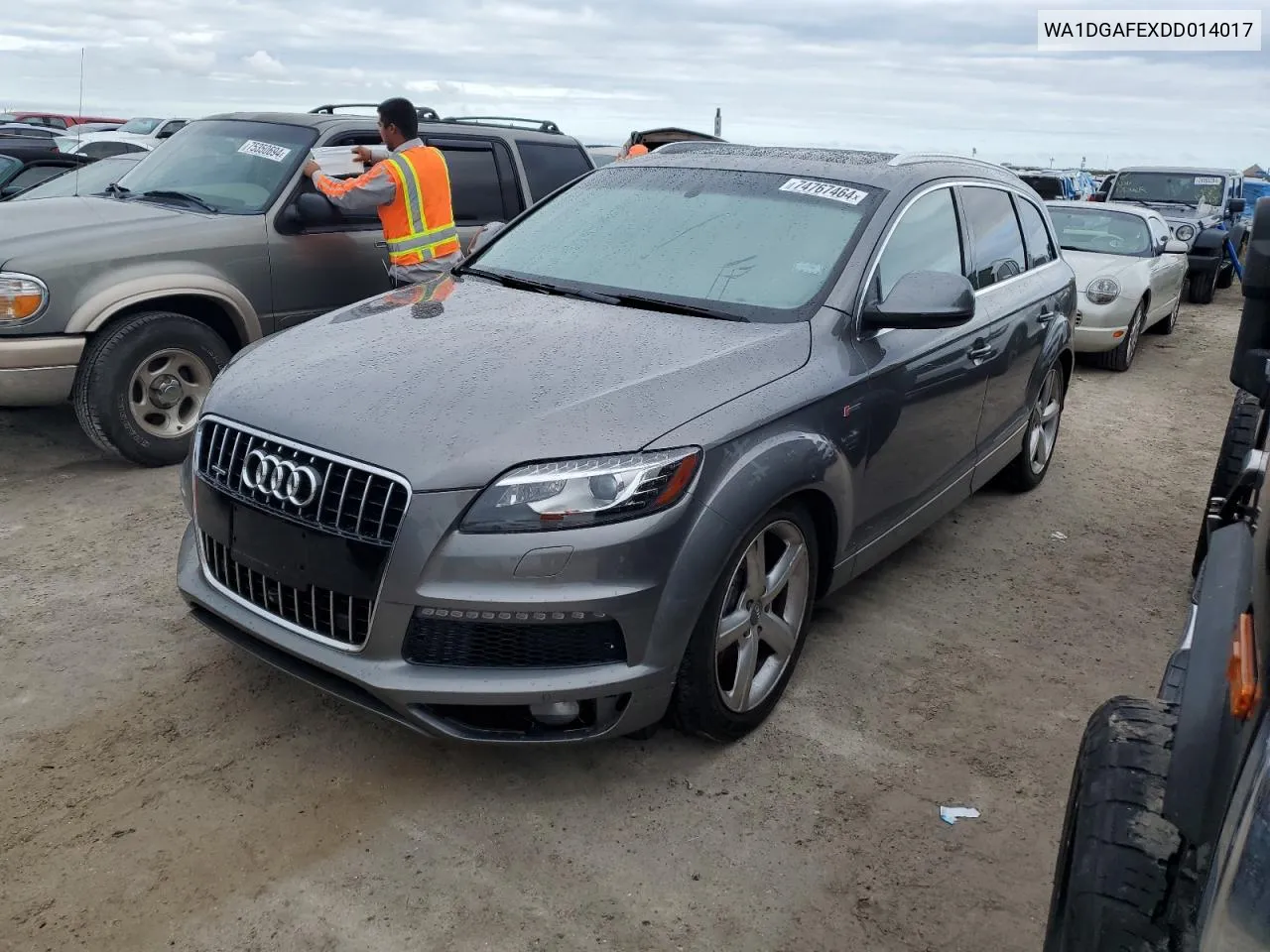 2013 Audi Q7 Prestige VIN: WA1DGAFEXDD014017 Lot: 74767464