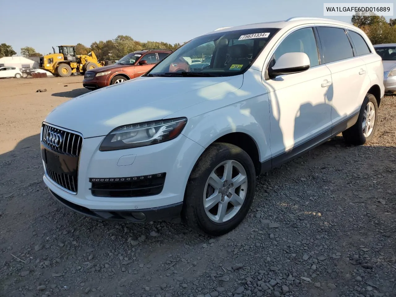 2013 Audi Q7 Premium Plus VIN: WA1LGAFE6DD016889 Lot: 75631334