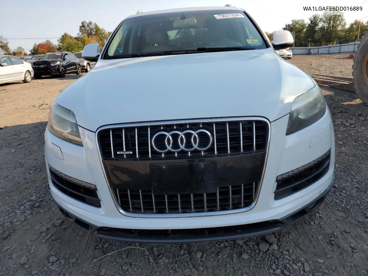 2013 Audi Q7 Premium Plus VIN: WA1LGAFE6DD016889 Lot: 75631334