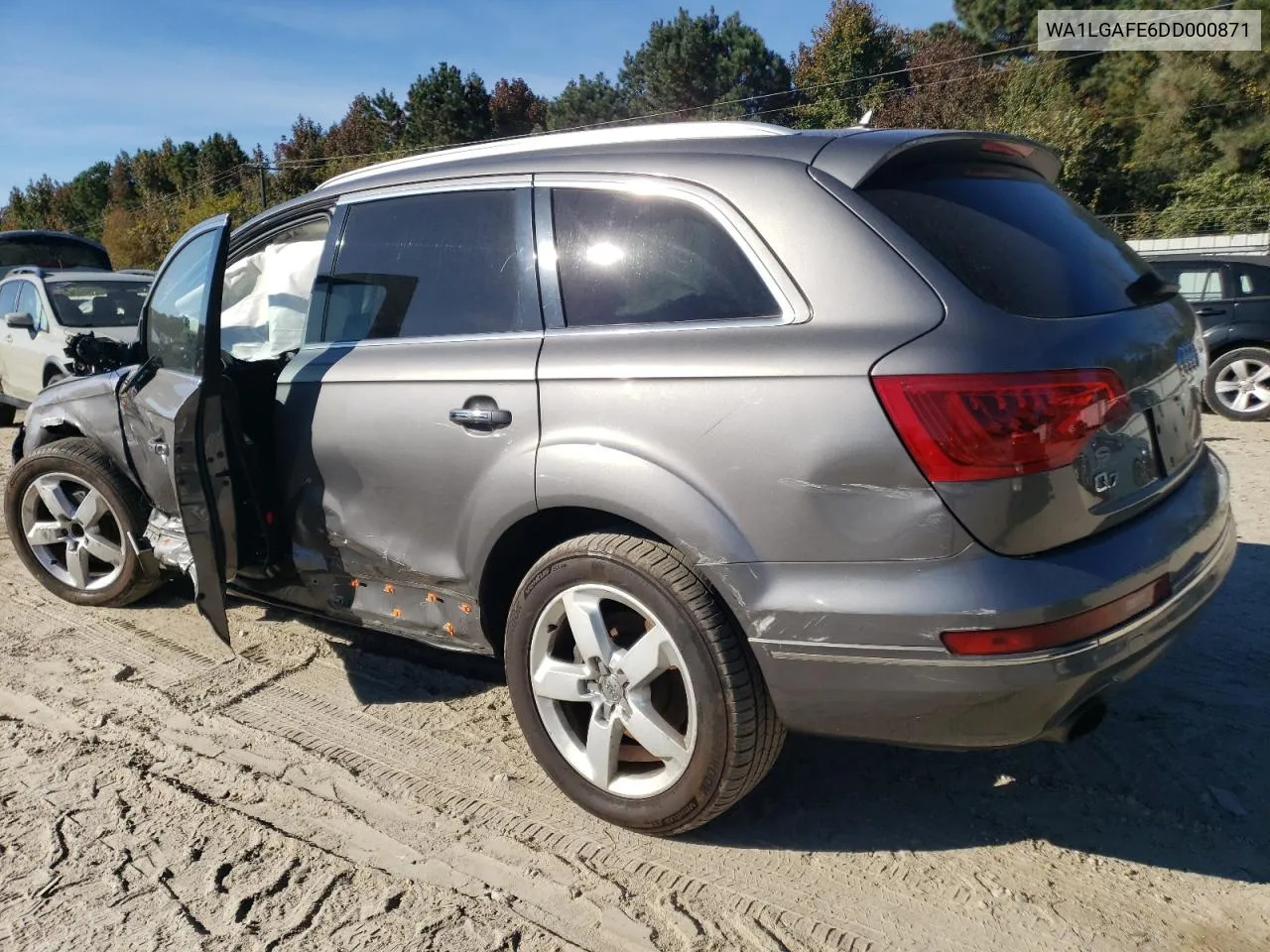 2013 Audi Q7 Premium Plus VIN: WA1LGAFE6DD000871 Lot: 77893284