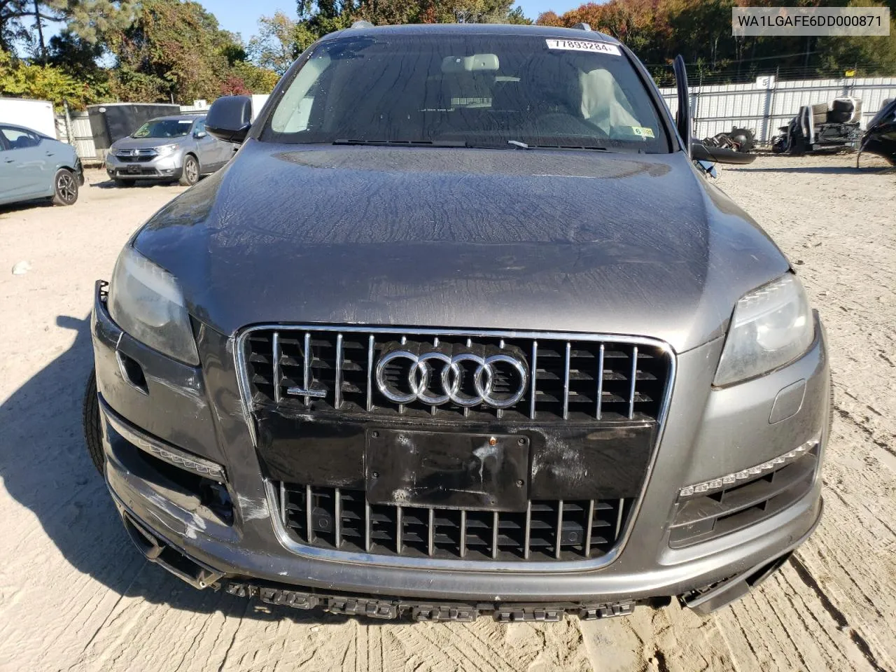 2013 Audi Q7 Premium Plus VIN: WA1LGAFE6DD000871 Lot: 77893284