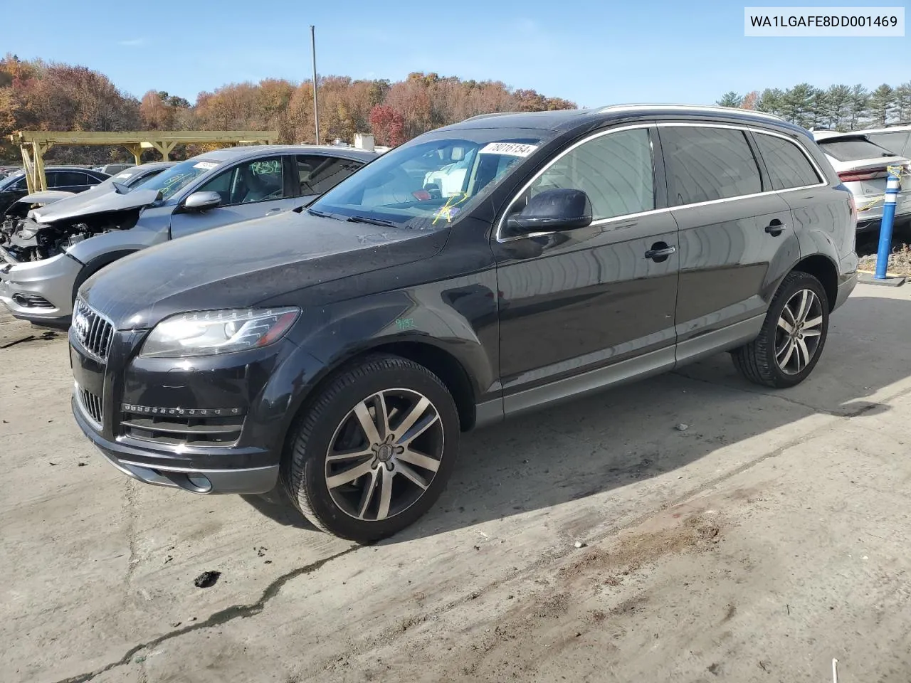 2013 Audi Q7 Premium Plus VIN: WA1LGAFE8DD001469 Lot: 78016154