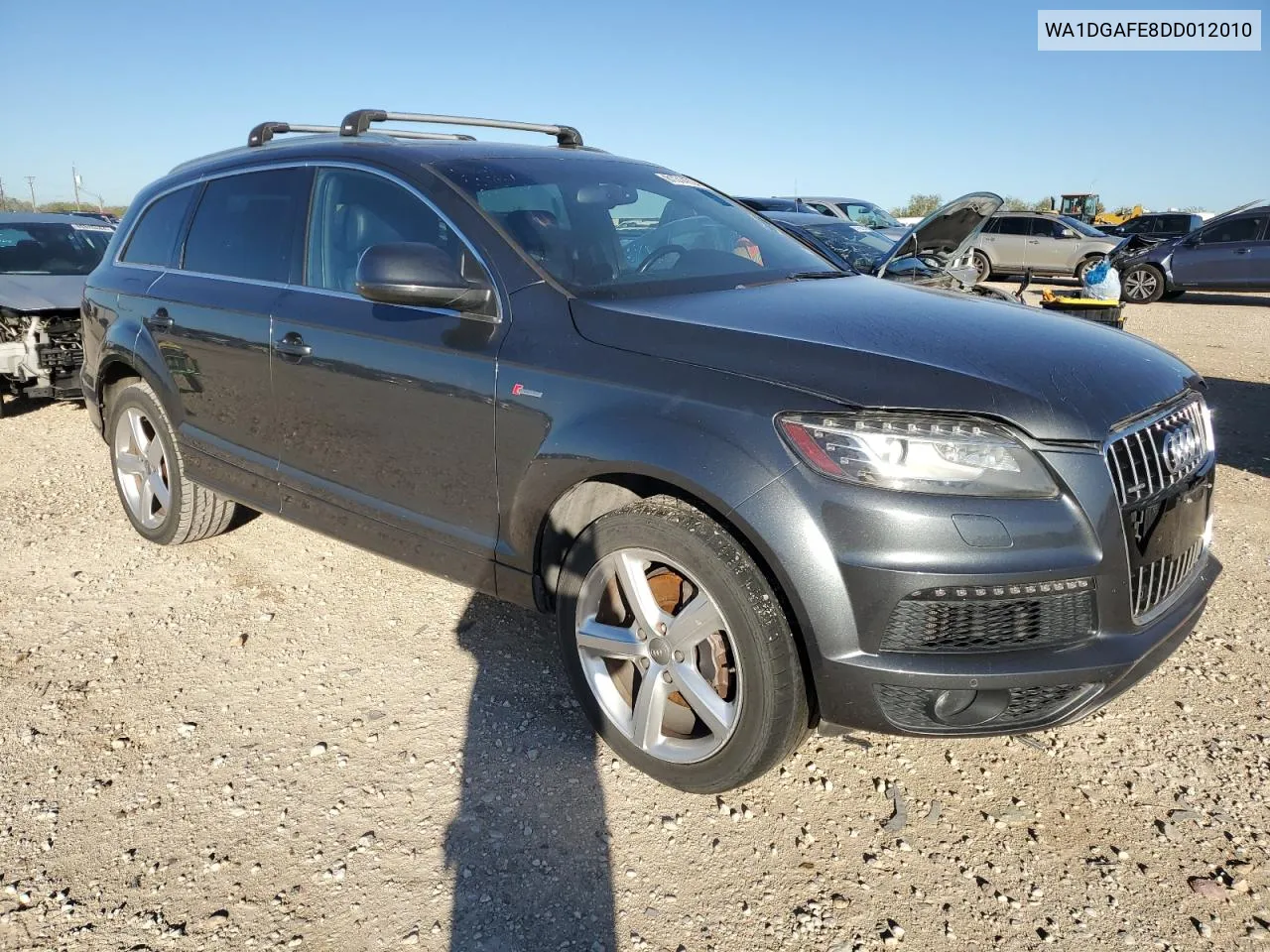 2013 Audi Q7 Prestige VIN: WA1DGAFE8DD012010 Lot: 81314704