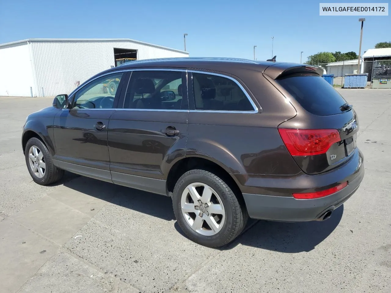 2014 Audi Q7 Premium Plus VIN: WA1LGAFE4ED014172 Lot: 53710784