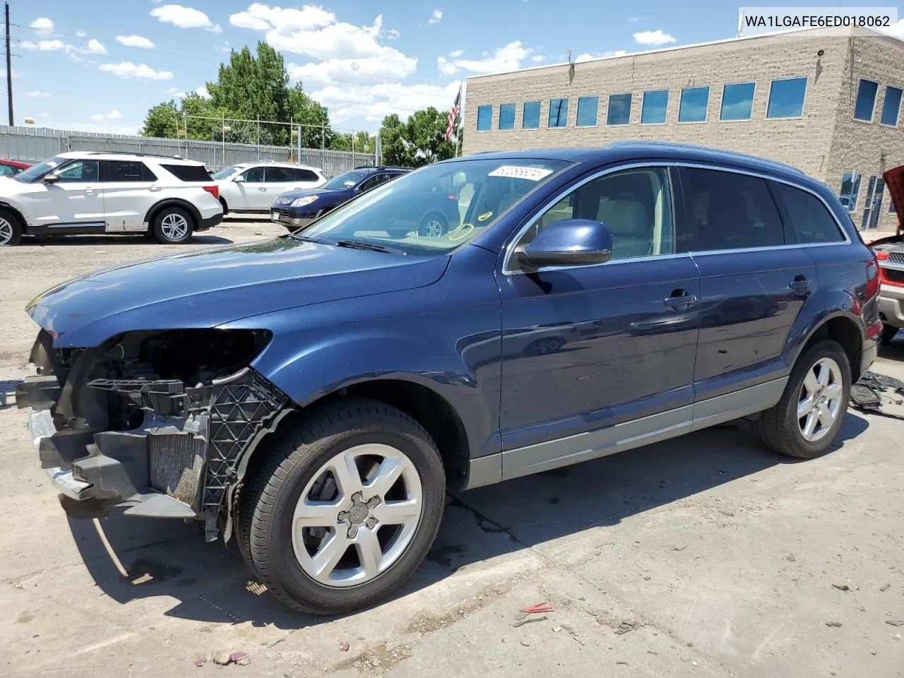 2014 Audi Q7 Premium Plus VIN: WA1LGAFE6ED018062 Lot: 60285624