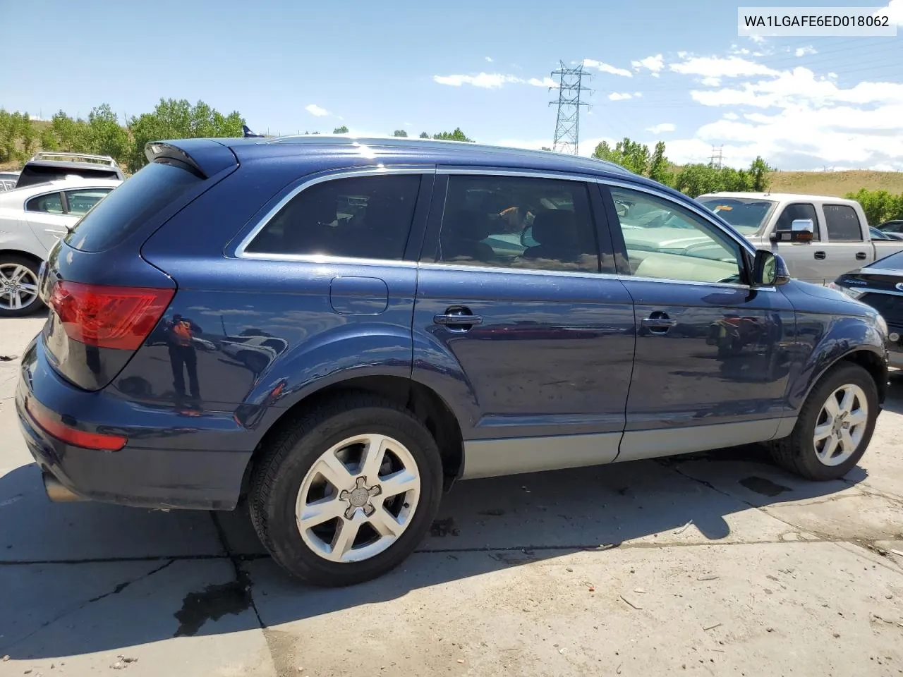 2014 Audi Q7 Premium Plus VIN: WA1LGAFE6ED018062 Lot: 60285624