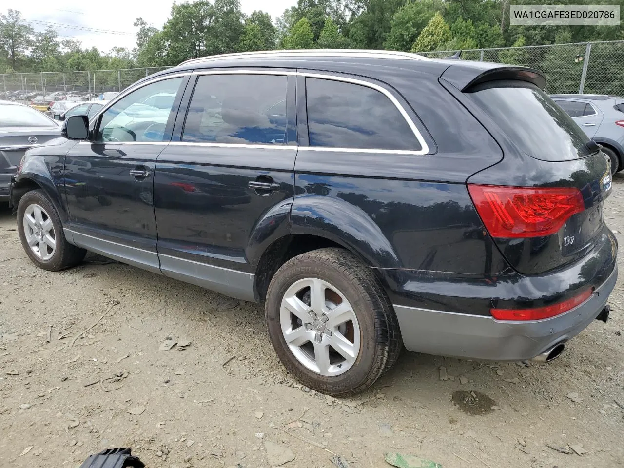 2014 Audi Q7 Premium VIN: WA1CGAFE3ED020786 Lot: 63790064