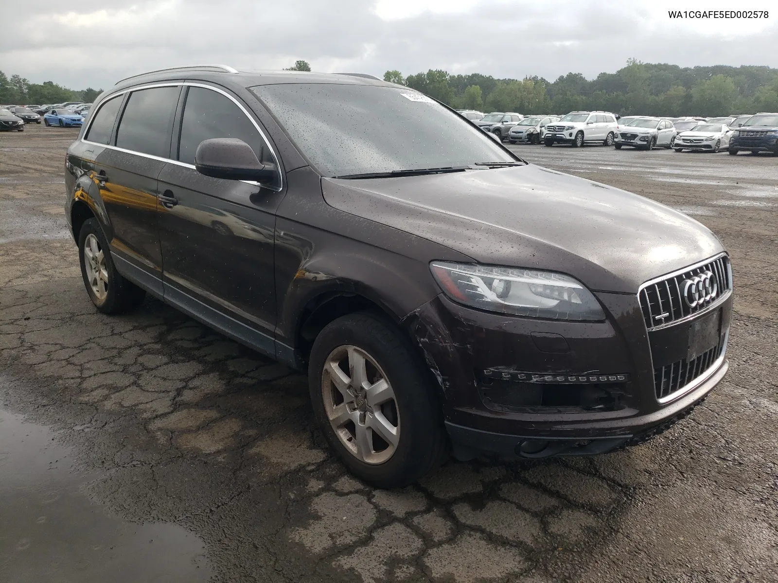 2014 Audi Q7 Premium VIN: WA1CGAFE5ED002578 Lot: 65408924