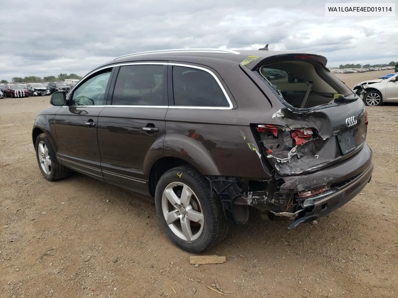 2014 Audi Q7 Premium Plus VIN: WA1LGAFE4ED019114 Lot: 66010694