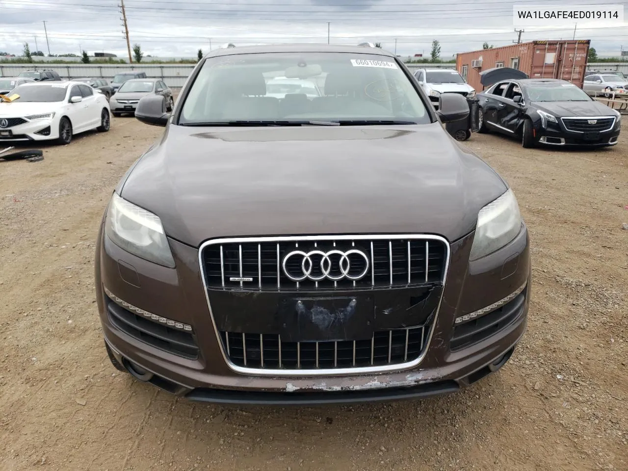 2014 Audi Q7 Premium Plus VIN: WA1LGAFE4ED019114 Lot: 66010694