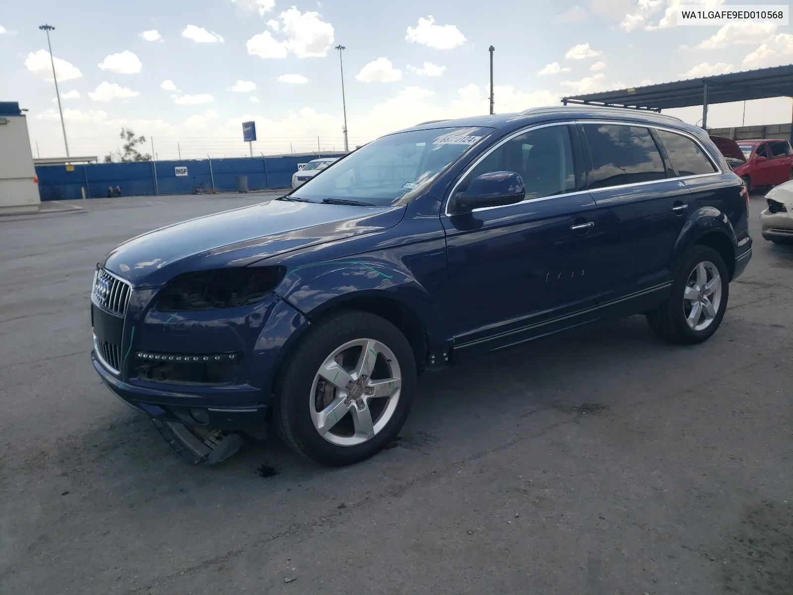 2014 Audi Q7 Premium Plus VIN: WA1LGAFE9ED010568 Lot: 66330124