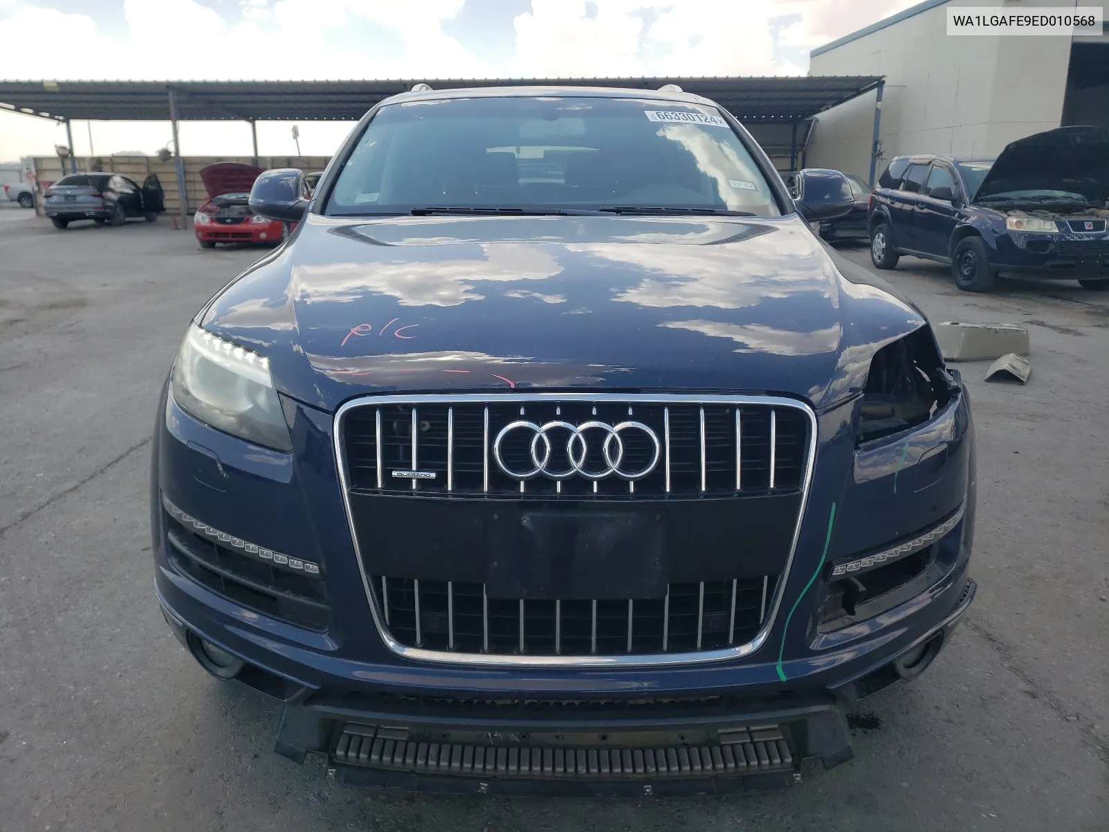 2014 Audi Q7 Premium Plus VIN: WA1LGAFE9ED010568 Lot: 66330124