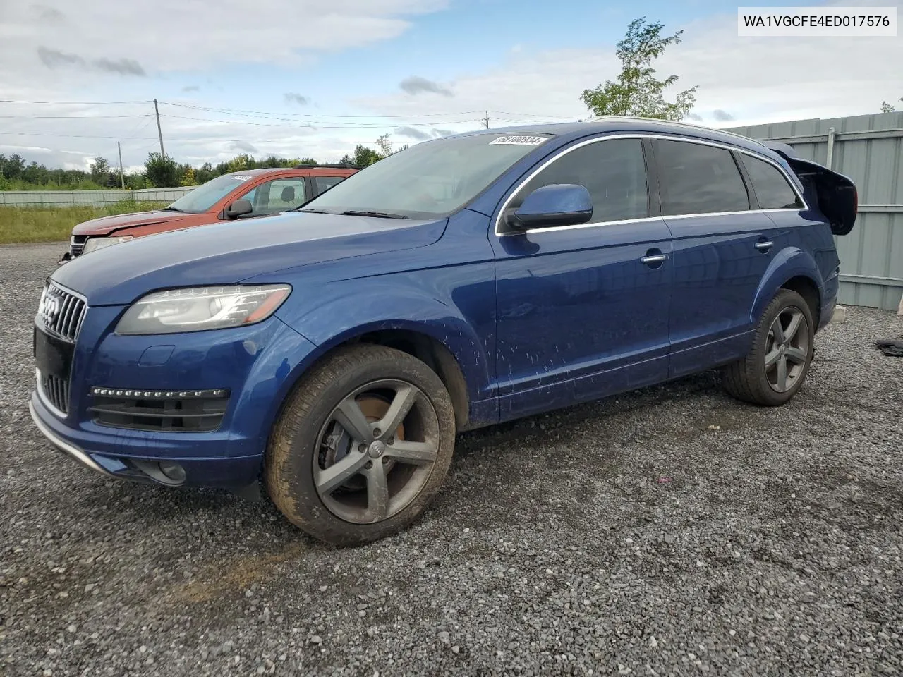 2014 Audi Q7 Prestige VIN: WA1VGCFE4ED017576 Lot: 68100934