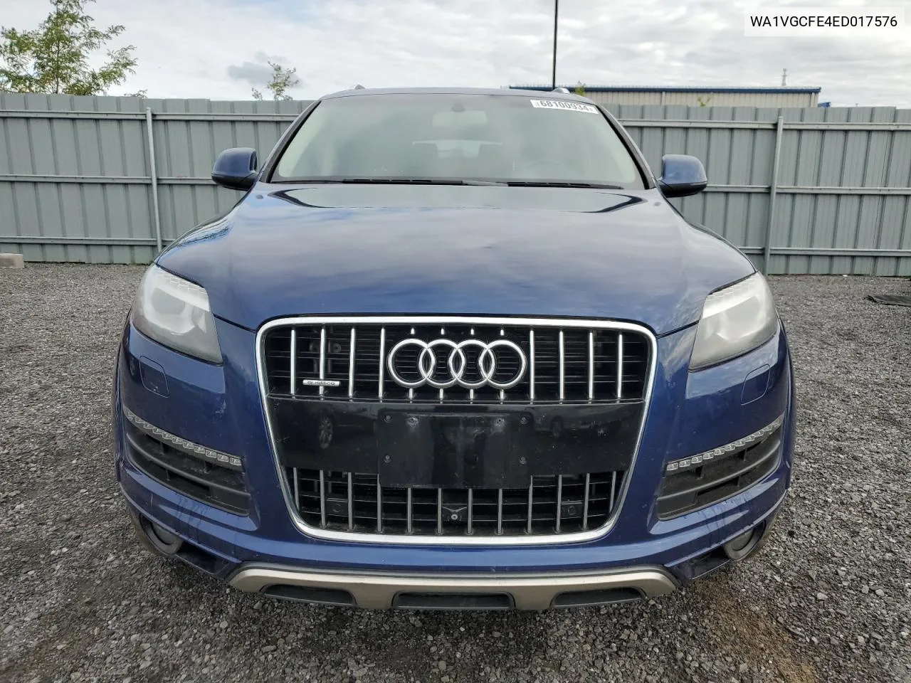 2014 Audi Q7 Prestige VIN: WA1VGCFE4ED017576 Lot: 68100934