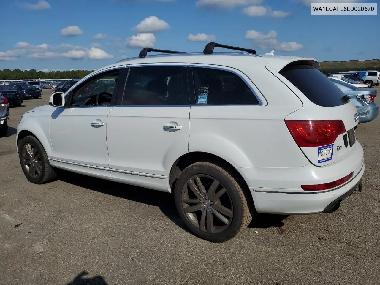 2014 Audi Q7 Premium Plus VIN: WA1LGAFE6ED020670 Lot: 70422774