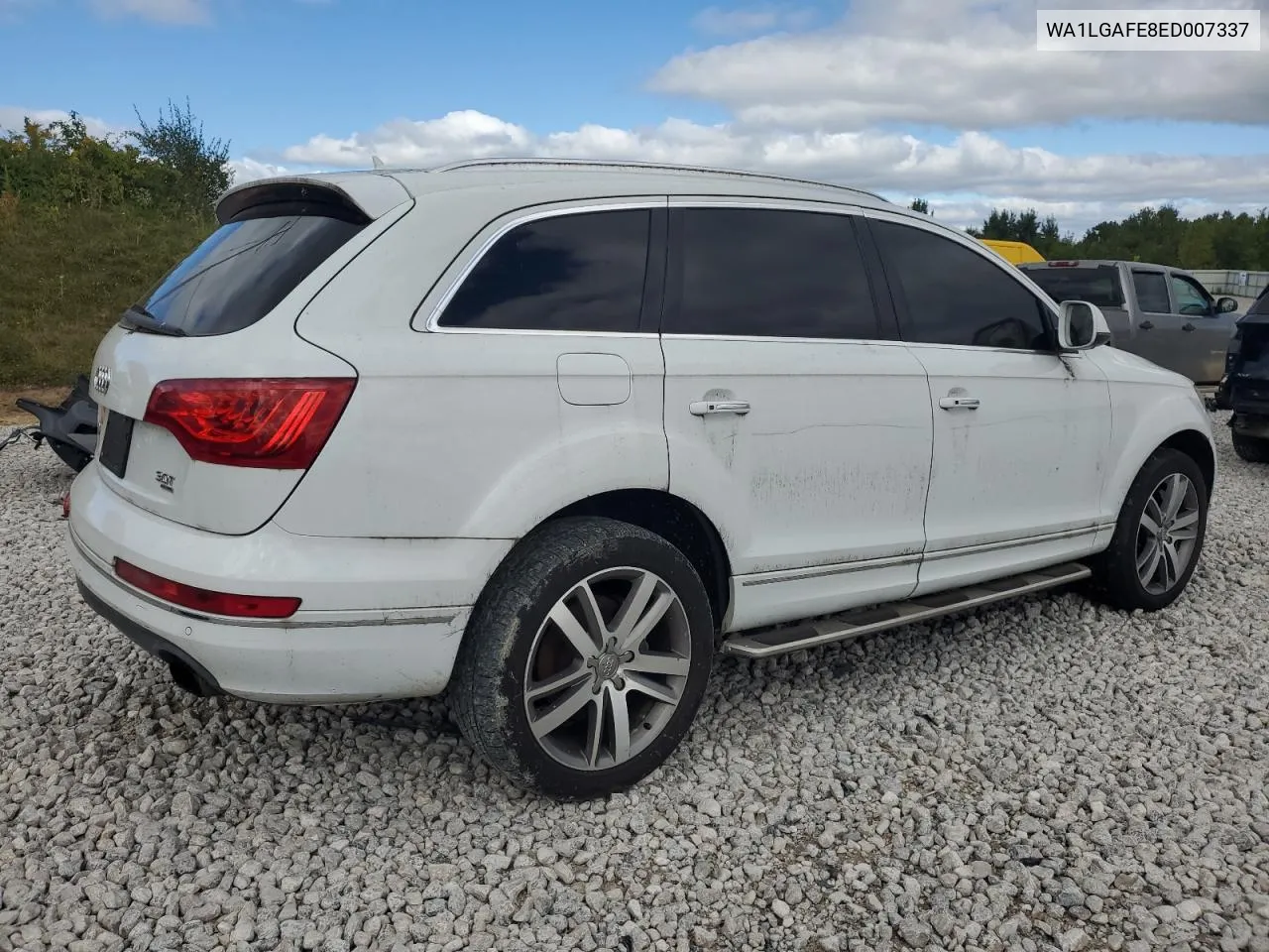 WA1LGAFE8ED007337 2014 Audi Q7 Premium Plus