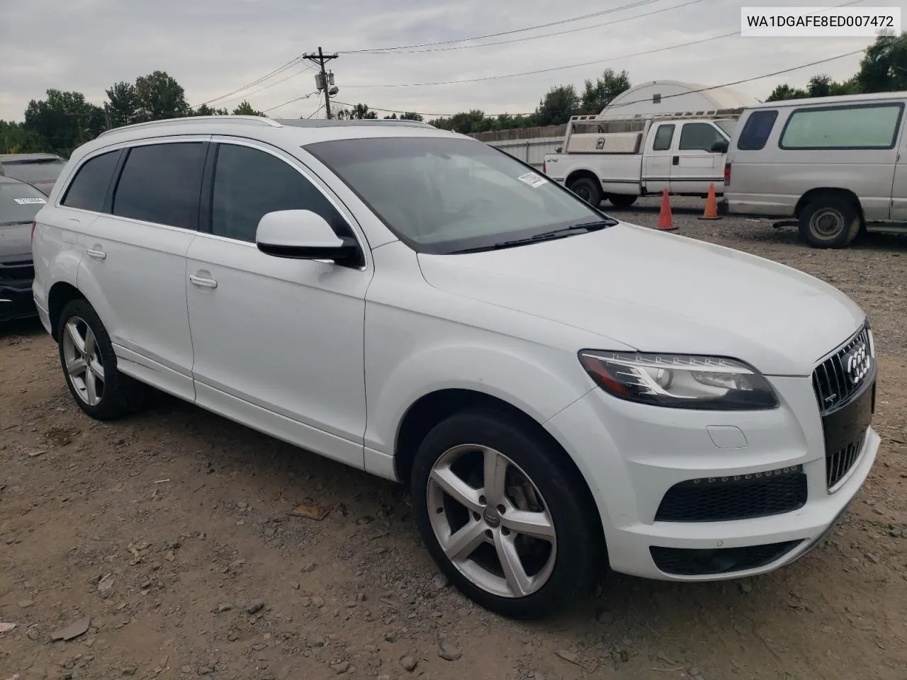 WA1DGAFE8ED007472 2014 Audi Q7 Prestige