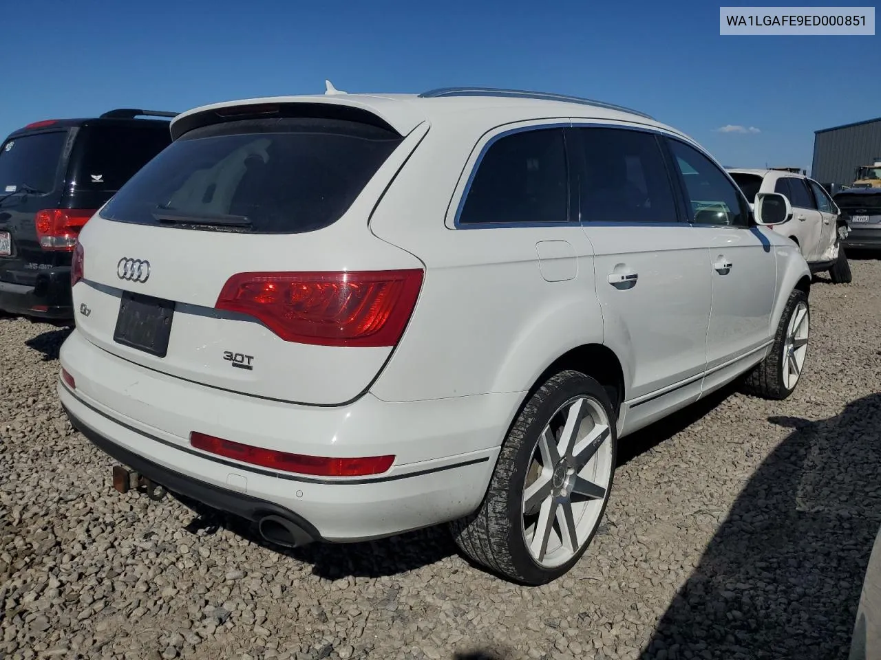 2014 Audi Q7 Premium Plus VIN: WA1LGAFE9ED000851 Lot: 72502964