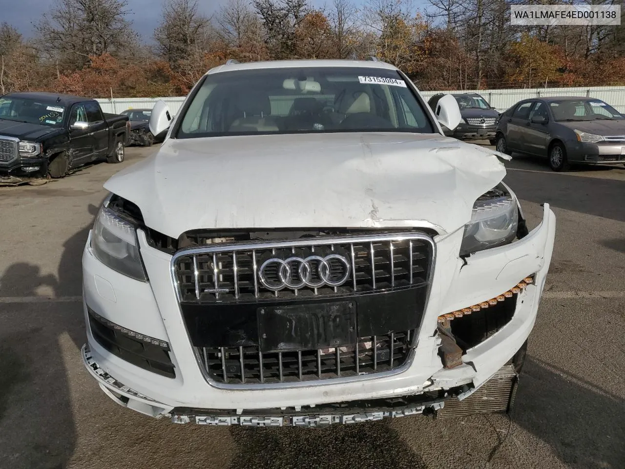 2014 Audi Q7 Premium Plus VIN: WA1LMAFE4ED001138 Lot: 73153004