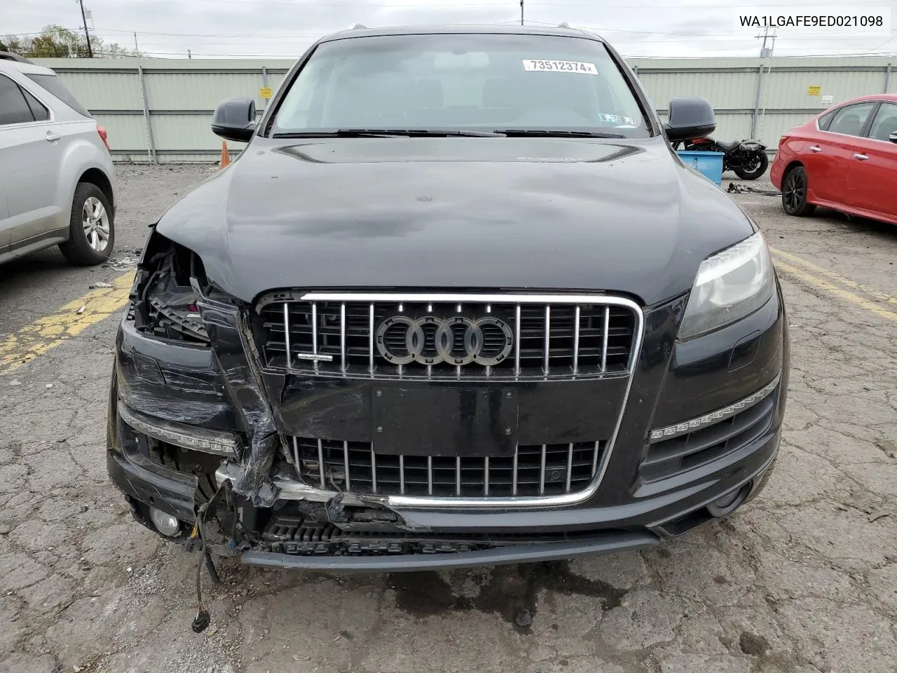 2014 Audi Q7 Premium Plus VIN: WA1LGAFE9ED021098 Lot: 73512374