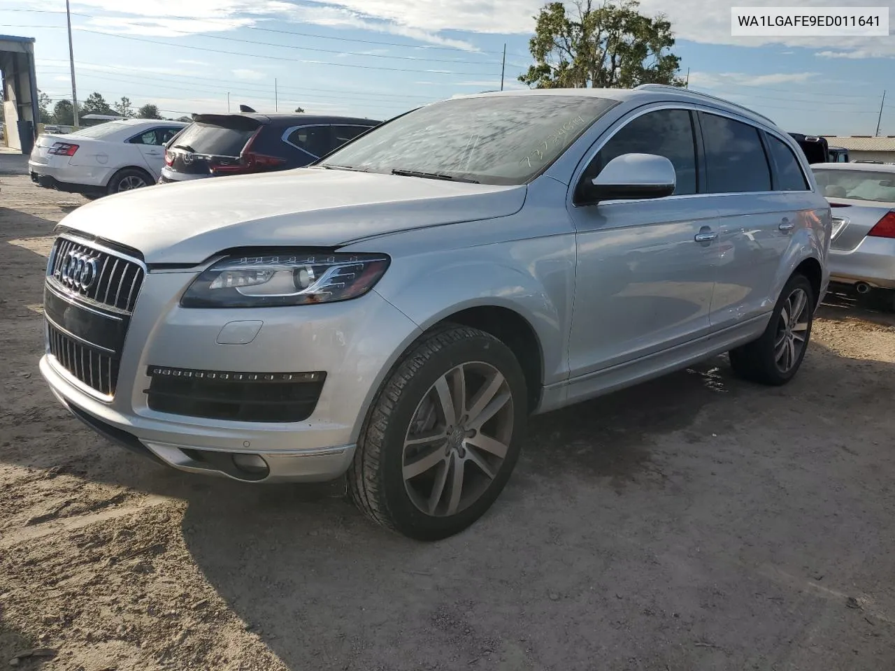 2014 Audi Q7 Premium Plus VIN: WA1LGAFE9ED011641 Lot: 73724694