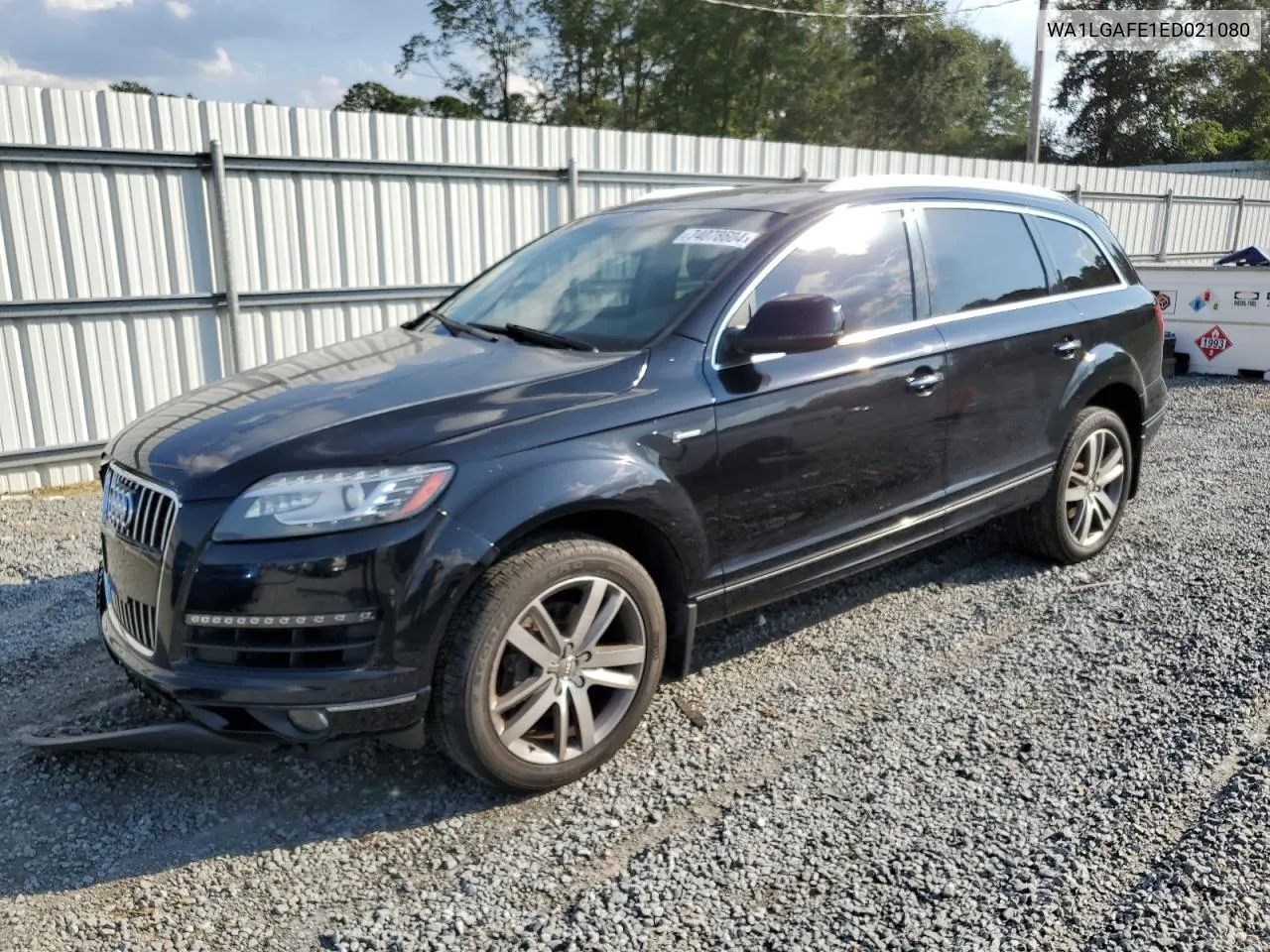 2014 Audi Q7 Premium Plus VIN: WA1LGAFE1ED021080 Lot: 74078604