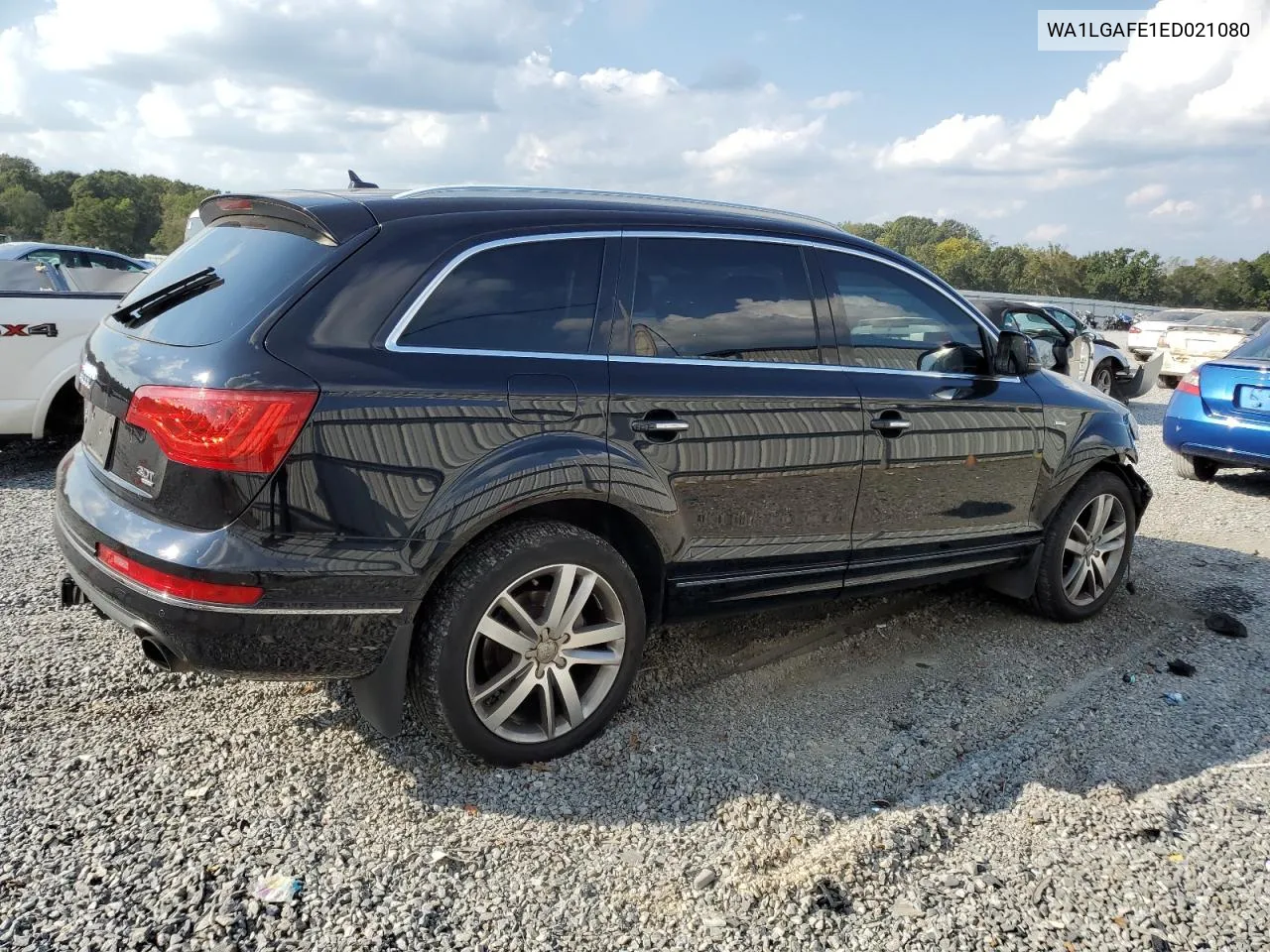 2014 Audi Q7 Premium Plus VIN: WA1LGAFE1ED021080 Lot: 74078604