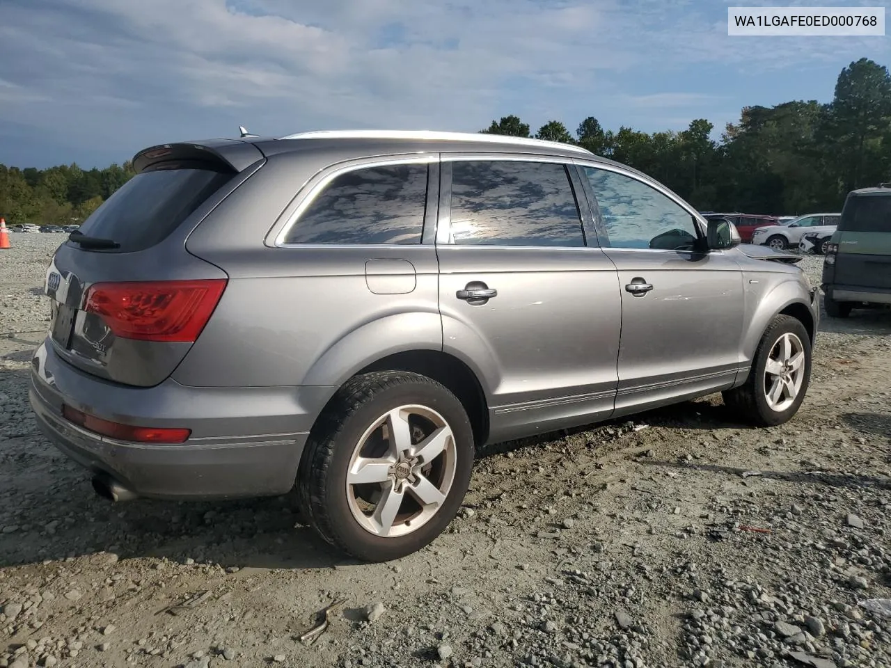 2014 Audi Q7 Premium Plus VIN: WA1LGAFE0ED000768 Lot: 74437224