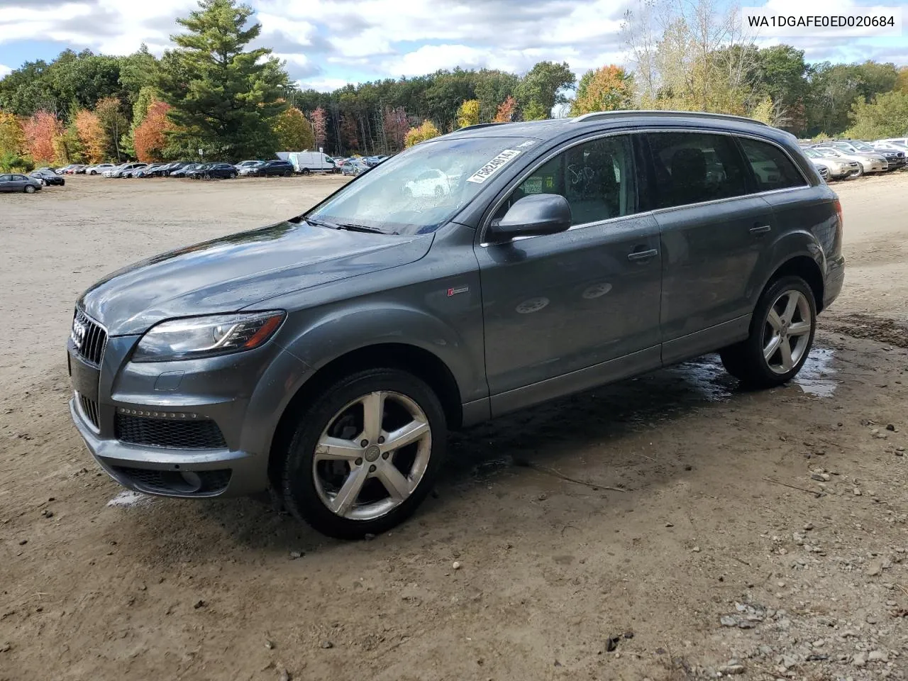 2014 Audi Q7 Prestige VIN: WA1DGAFE0ED020684 Lot: 75824014