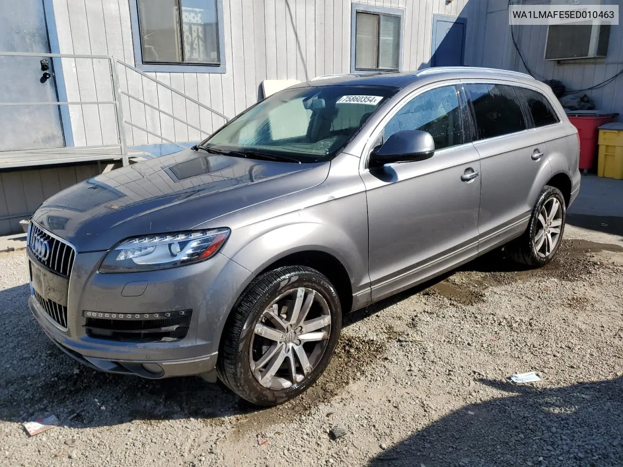 2014 Audi Q7 Premium Plus VIN: WA1LMAFE5ED010463 Lot: 75860354