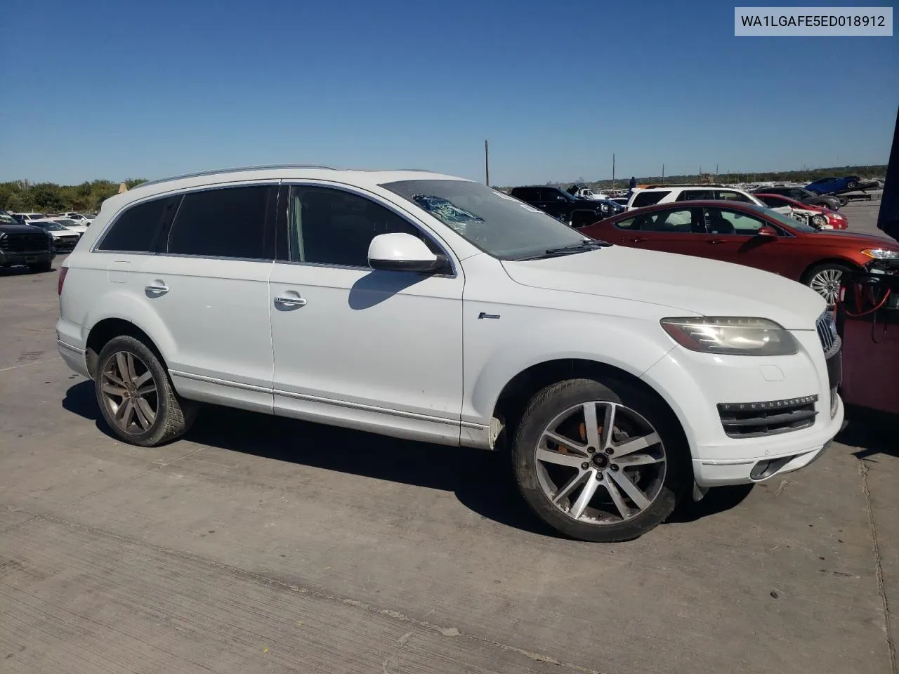 2014 Audi Q7 Premium Plus VIN: WA1LGAFE5ED018912 Lot: 76600204