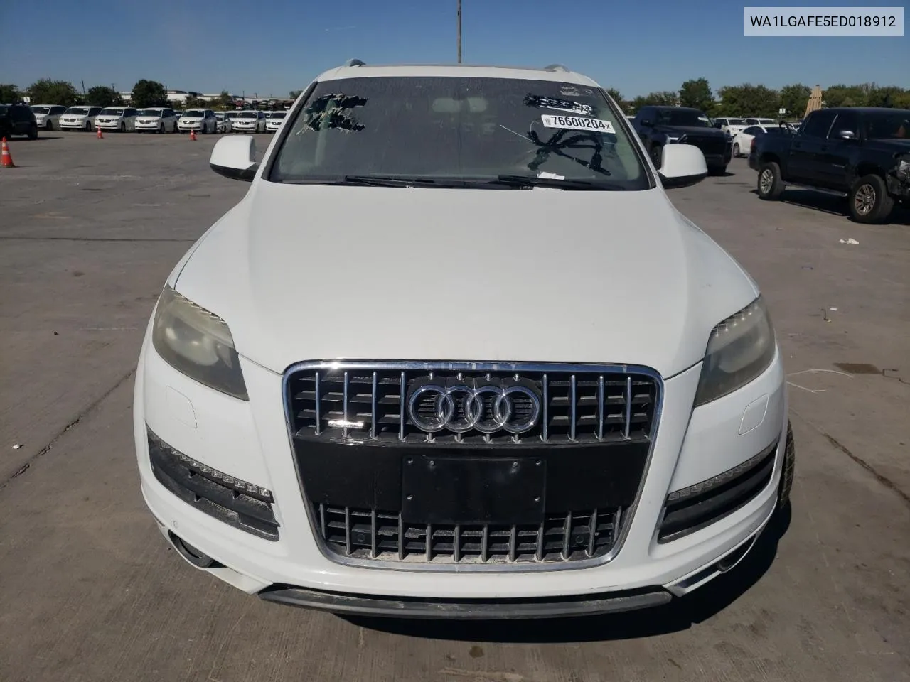 2014 Audi Q7 Premium Plus VIN: WA1LGAFE5ED018912 Lot: 76600204