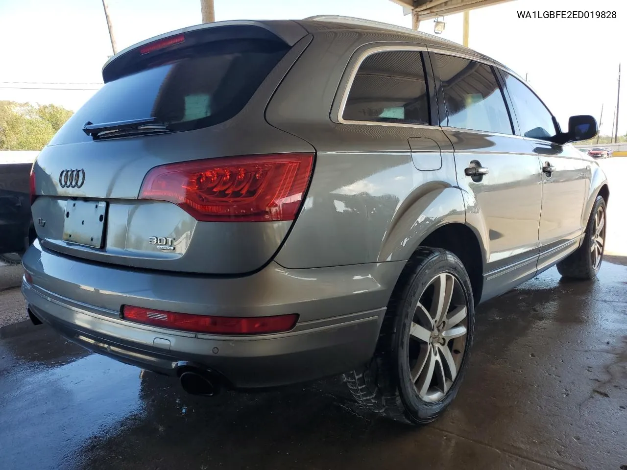 2014 Audi Q7 Premium Plus VIN: WA1LGBFE2ED019828 Lot: 76944464