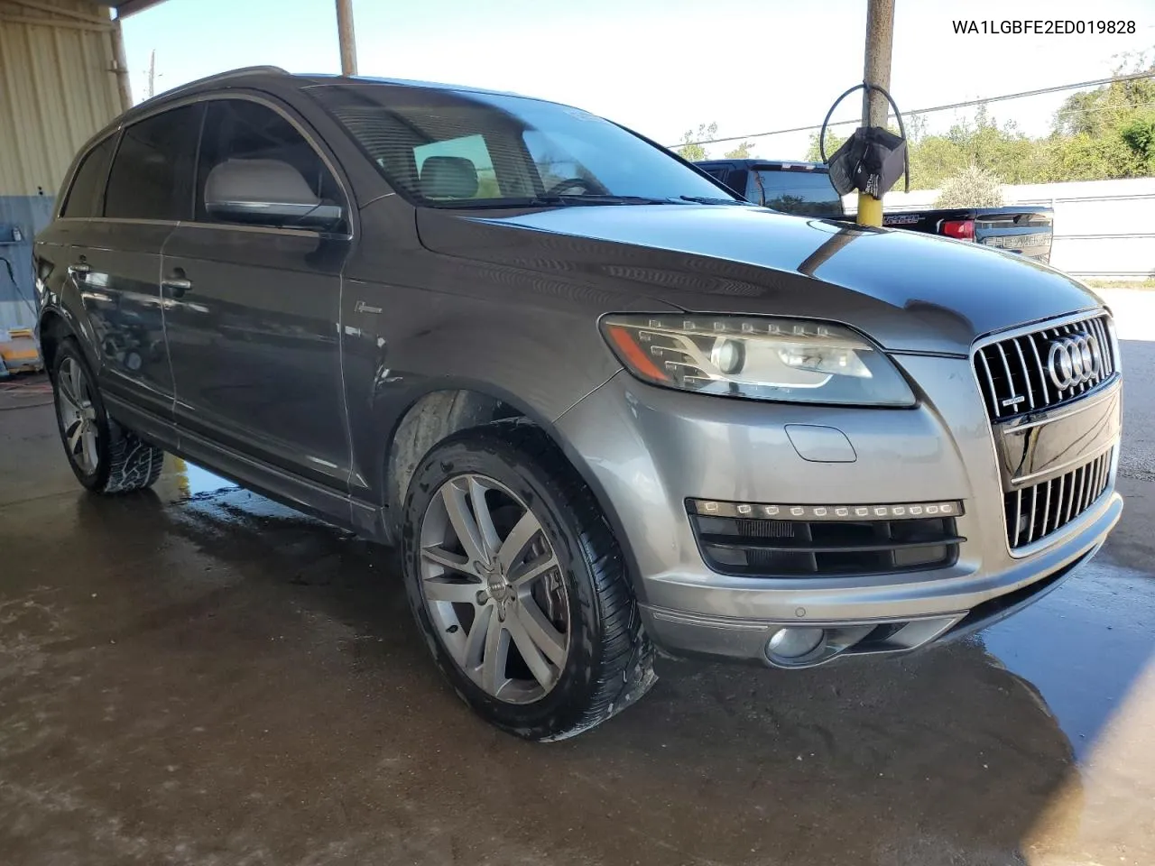 2014 Audi Q7 Premium Plus VIN: WA1LGBFE2ED019828 Lot: 76944464